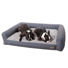 Load image into Gallery viewer, K&amp;H Pet Products Air Sofa Pet Bed Geo Flower Medium Gray 27 x 36 x 8 For Pet With Love

