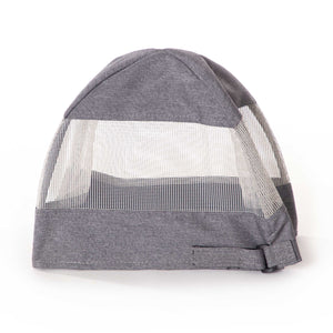 K&H Pet Products Travel Bike Basket Hood for Pets Large Gray 12.5 x 16 x 13