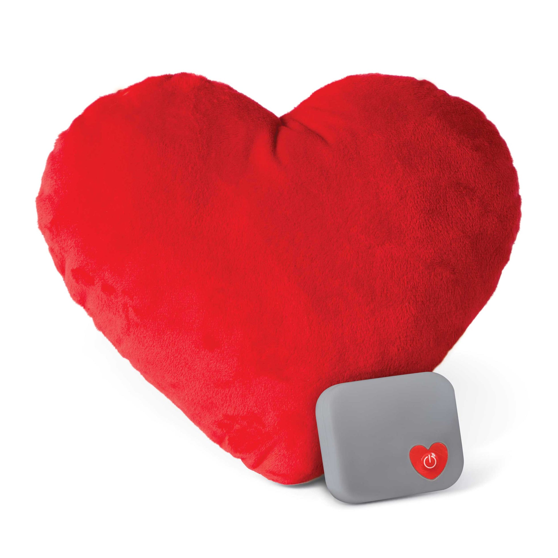 K&H Pet Products Mother's Heartbeat Plush Dog Heart Pillow Large Red 10 x 8 x 4 For Pet With Love