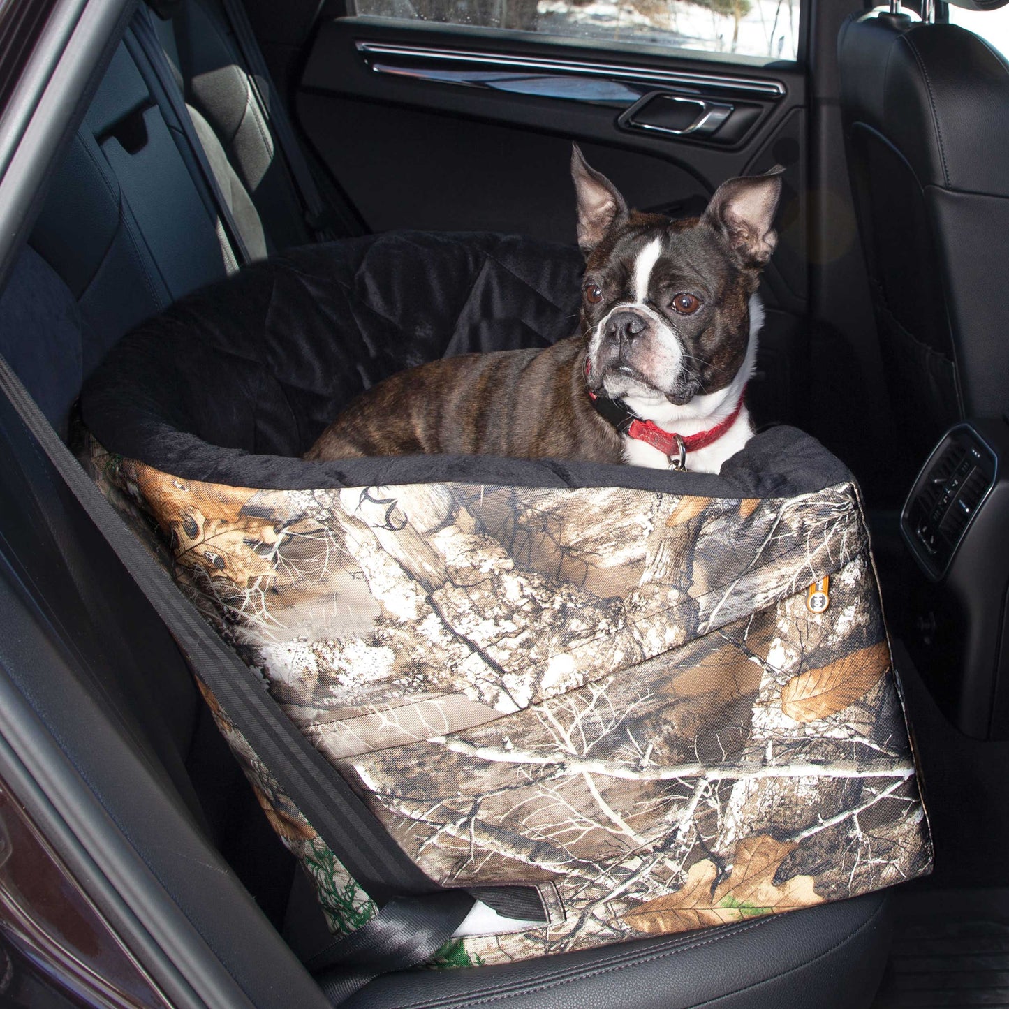 K&H Pet Products Realtree Bucket Booster Pet Seat Large Camo 14.5 x 22 x 19.5 For Pet With Love