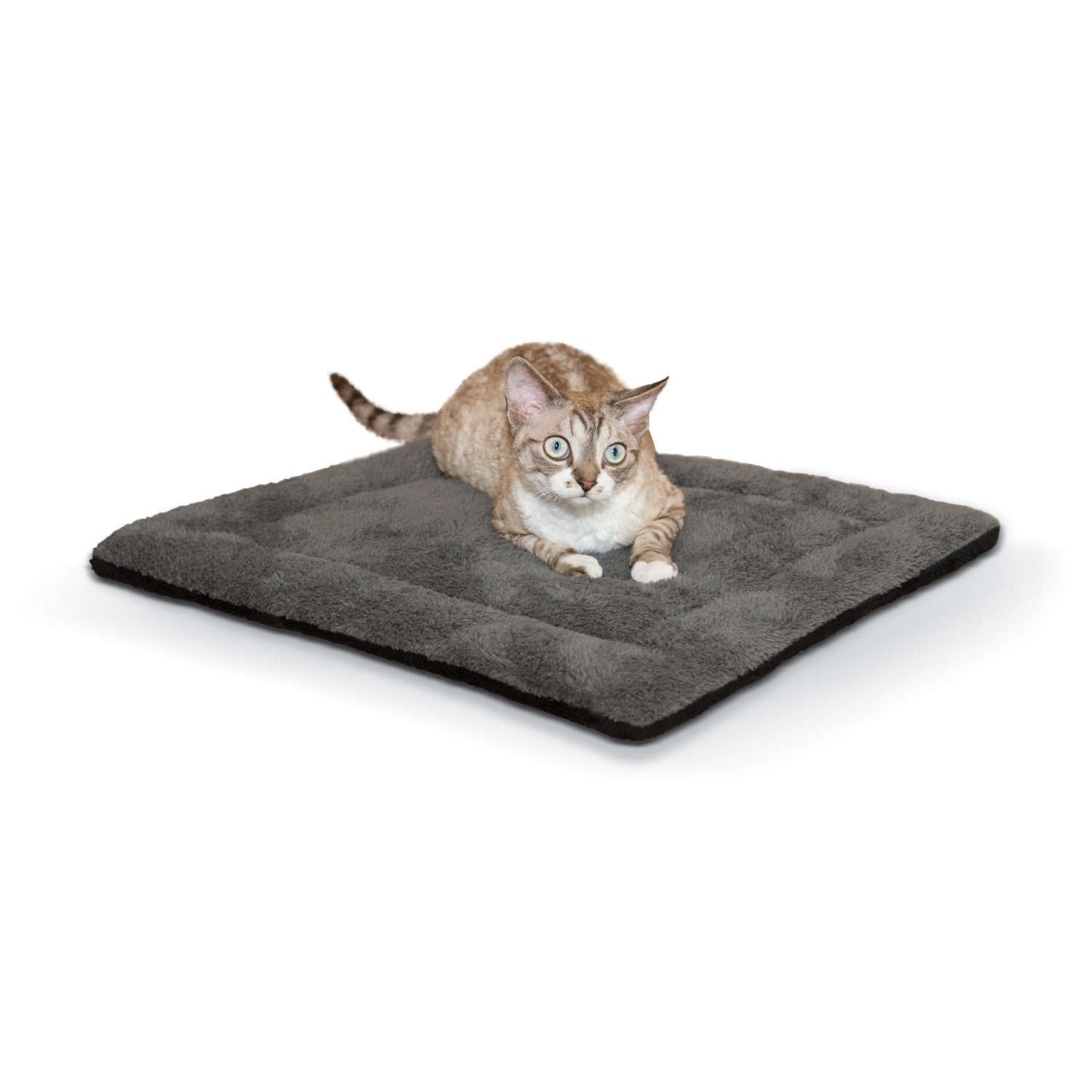 K&H Pet Products Self-warming Pet Pad Gray/Black 21 x 17 x 1 For Pet With Love