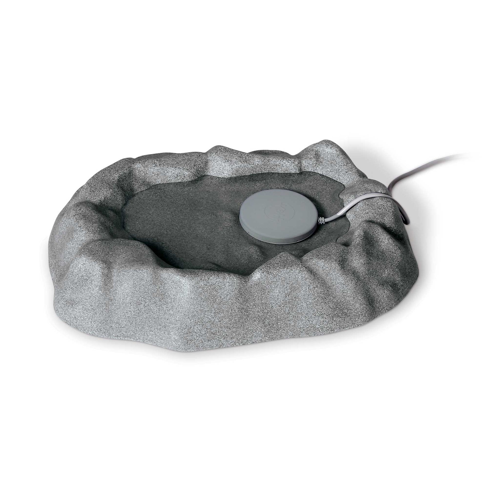 K&H Pet Products Thermo-Birdbath 1 gallon Gray 17 x 23.5 x 4 For Pet With Love