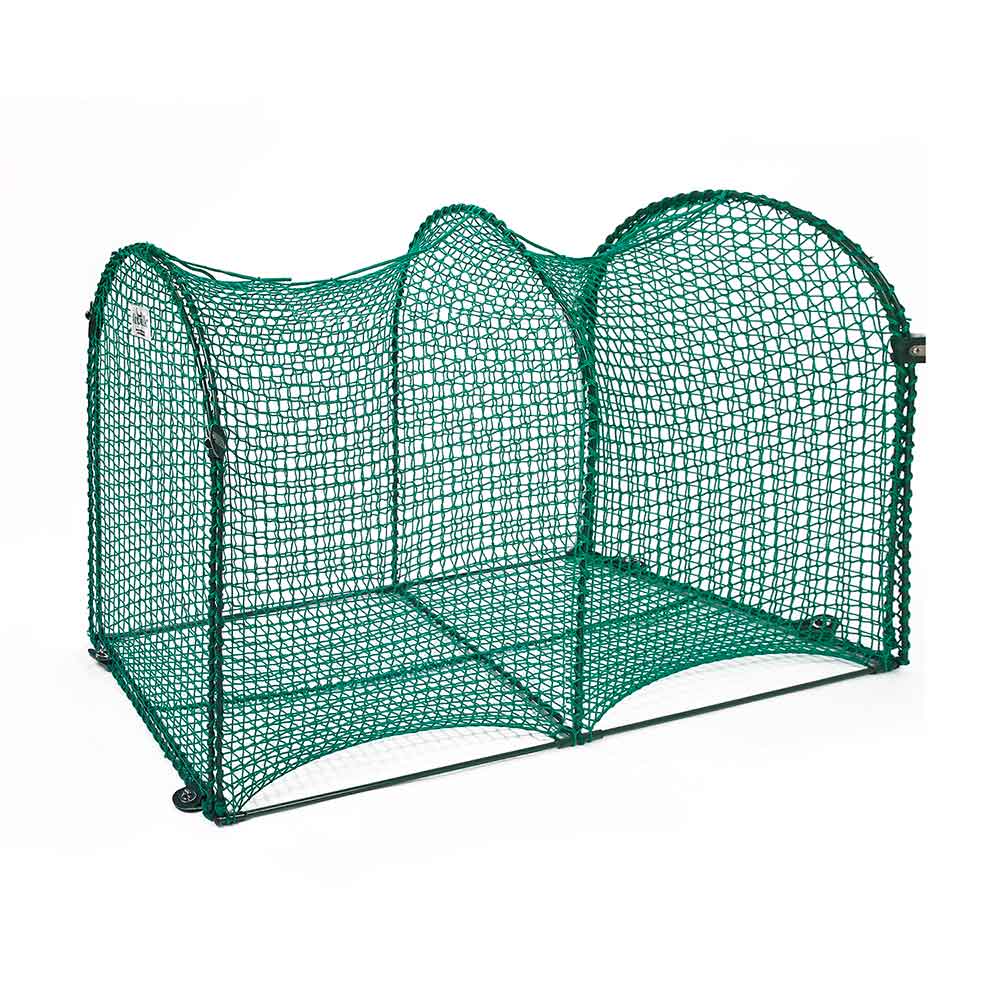 Kittywalk Deck and Patio Outdoor Cat Enclosure Green 48 x 18 x 24 For Pet With Love