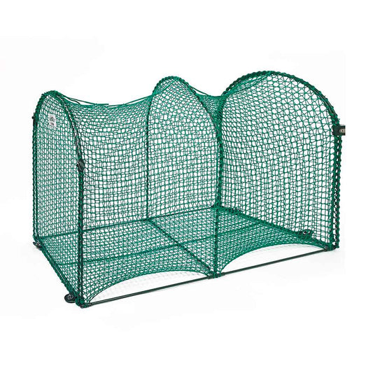 Kittywalk Deck and Patio Outdoor Cat Enclosure Green 48 x 18 x 24 For Pet With Love