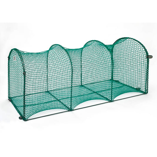 Kittywalk Deck and Patio Outdoor Cat Enclosure Green 72 x 18 x 24 For Pet With Love