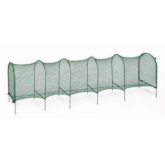 Kittywalk Lawn Version Outdoor Cat Enclosure Green 120 x 18 x 24 For Pet With Love