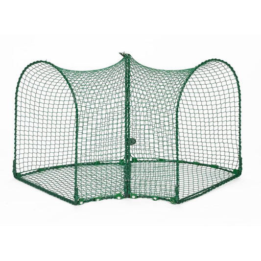 Kittywalk Curves (2) Outdoor Cat Enclosure Green 48 x 18 x 24 For Pet With Love