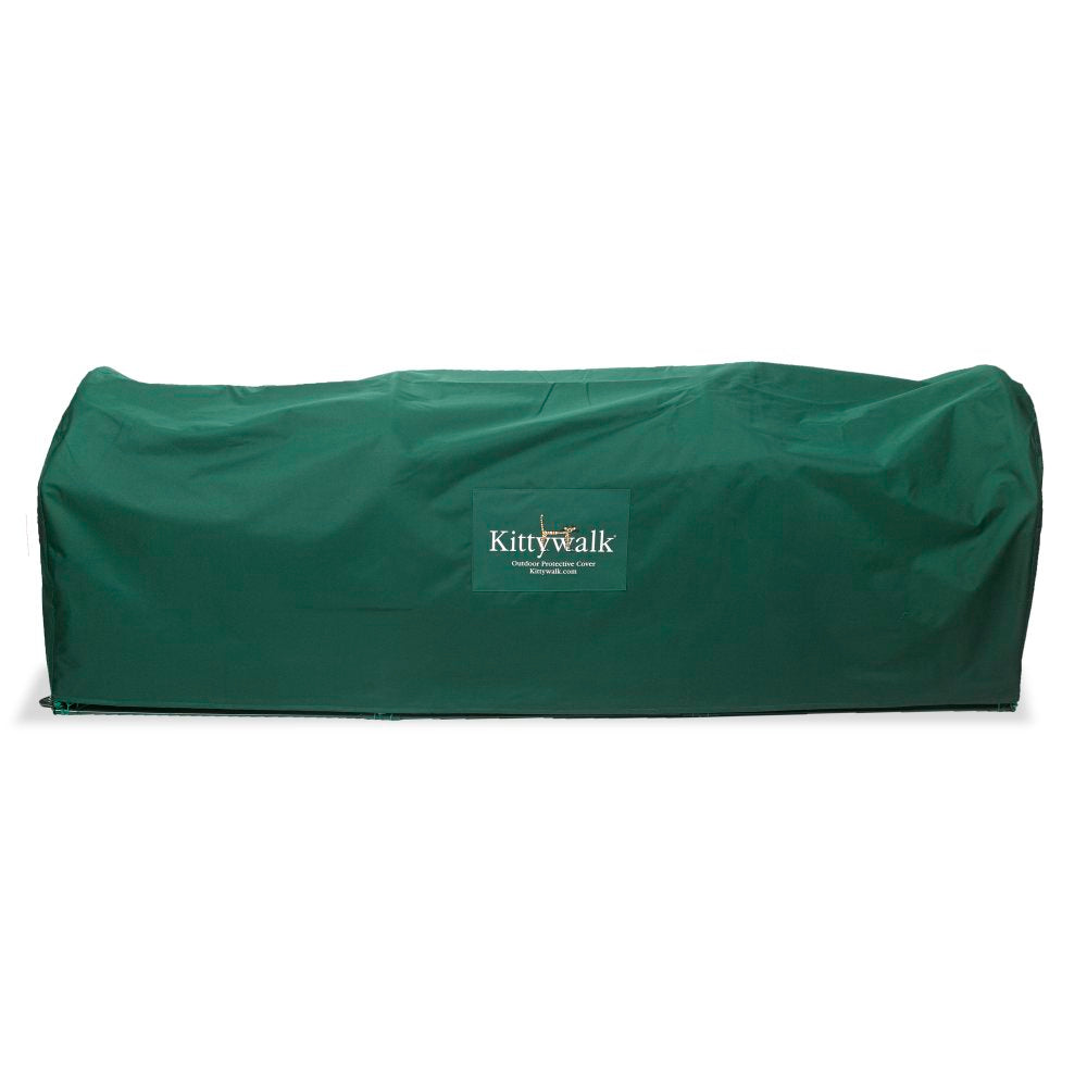 Kittywalk Outdoor Protective Cover for Kittywalk Deck and Patio Green 72 x 18 x 24 For Pet With Love