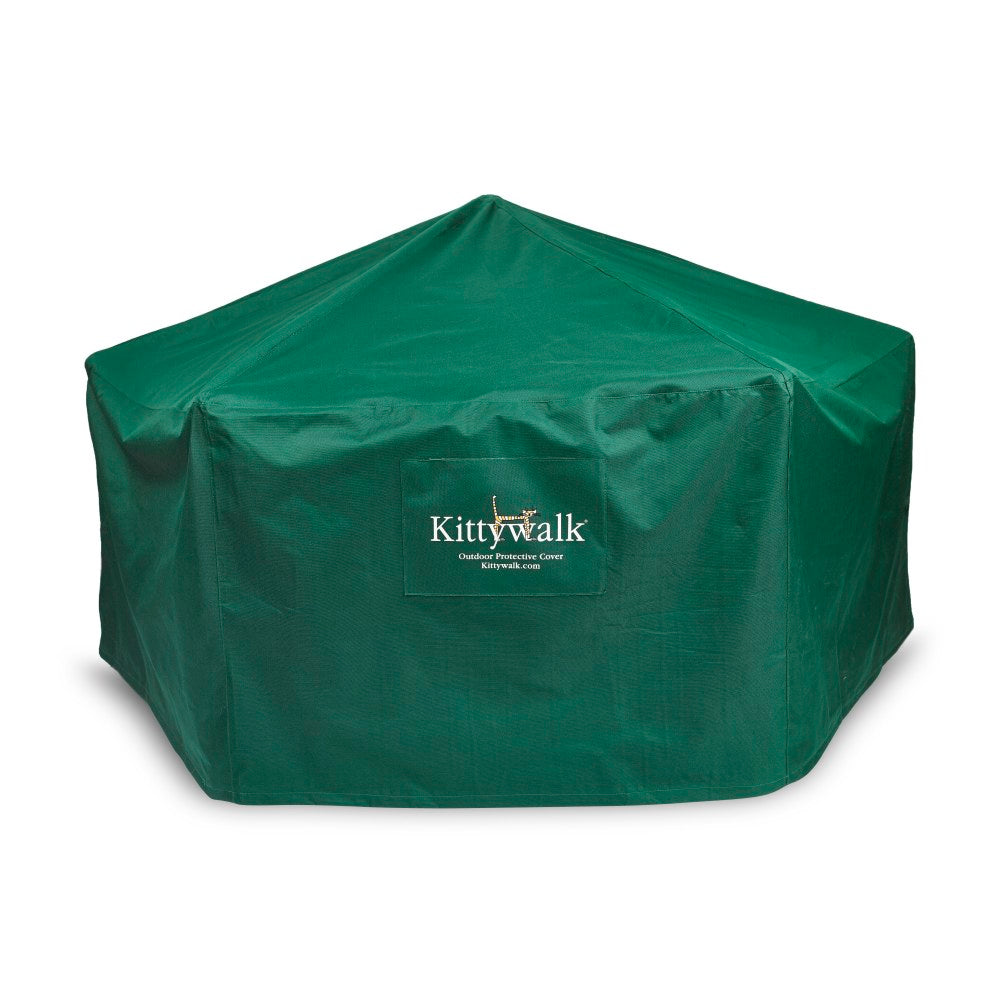 Kittywalk Outdoor Protective Cover for Kittywalk Gazebo Green 70 x 70 38 For Pet With Love