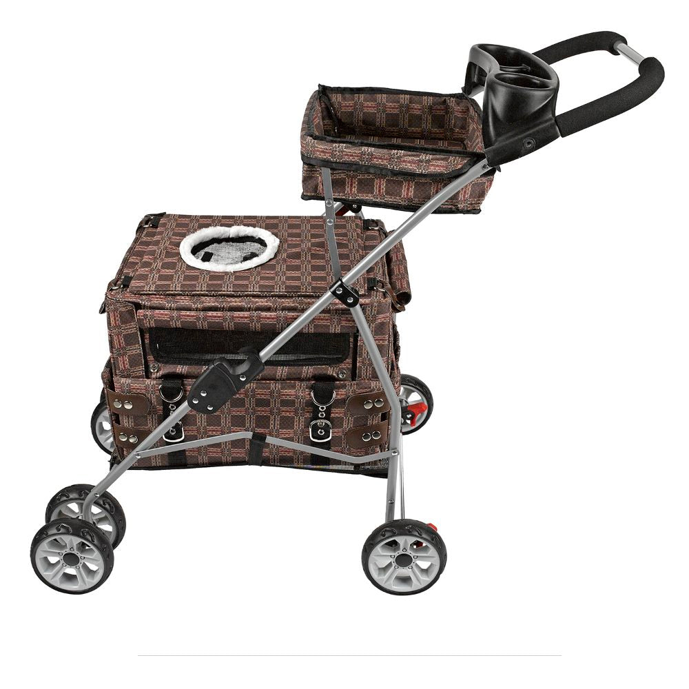 Kittywalk Kouture Stroller Royale 20 x 12 x 32 For Pet With Love