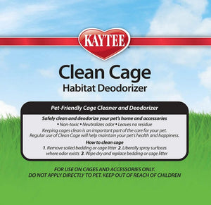 Kaytee Clean Cage Habitat Deodorizer For Pet With Love