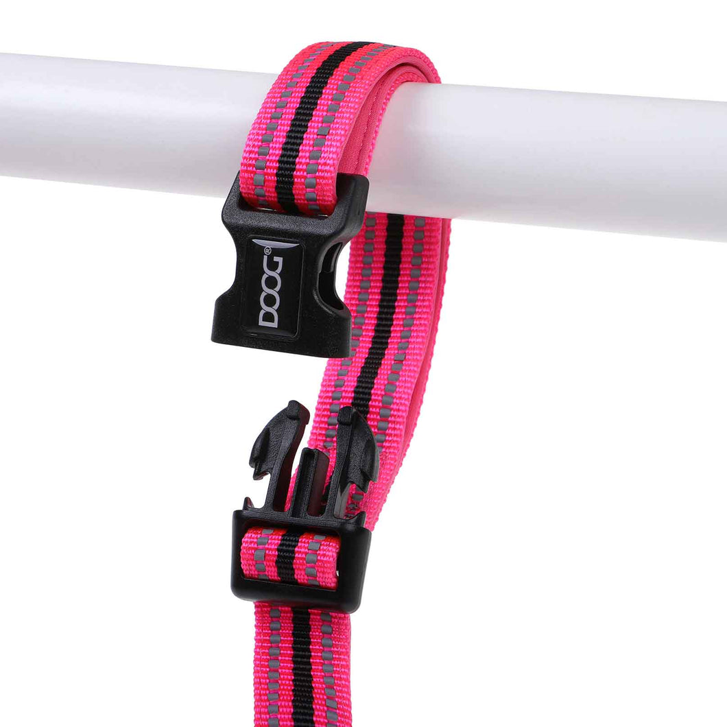 DOOG Neoprene Dog Clip It Leash Lady Neon  Extra Large Pink