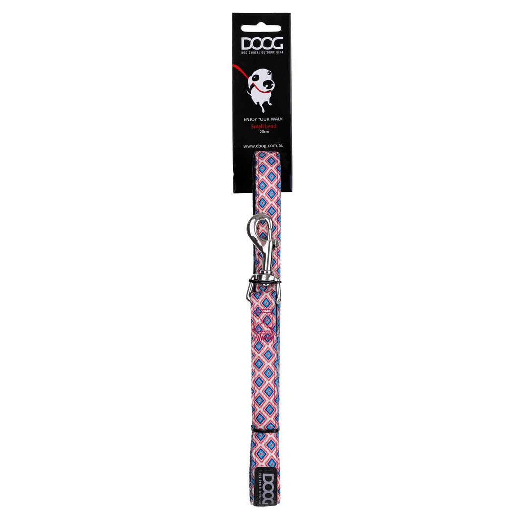 DOOG Neoprene Dog Leash Gromit Small Blue/Pink