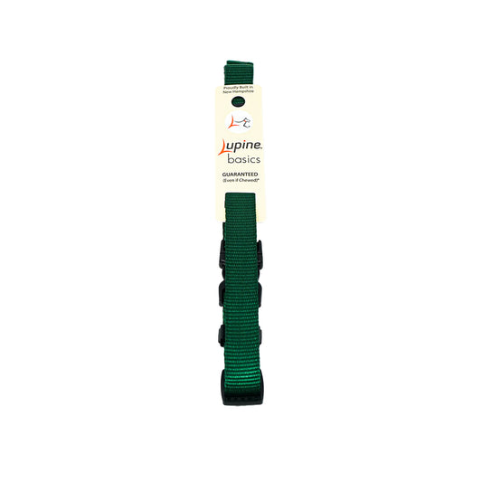 Lupine Pet E-collar Adjustable Nylon Replacement Strap 3/4 inch Green For Pet With Love