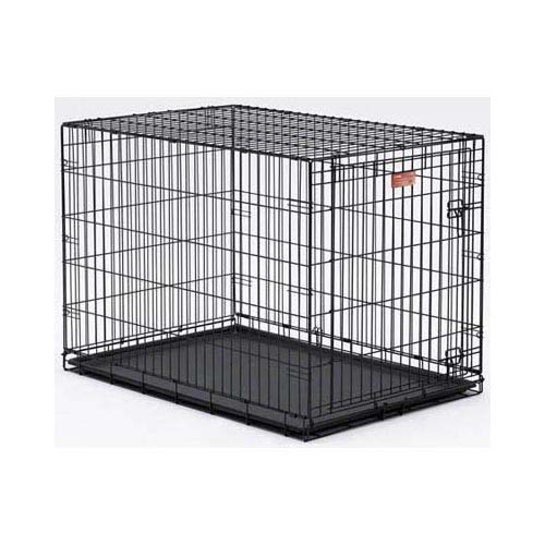 Midwest Life Stages Single Door Dog Crate Black 36 x 24 x 27 For Pet With Love