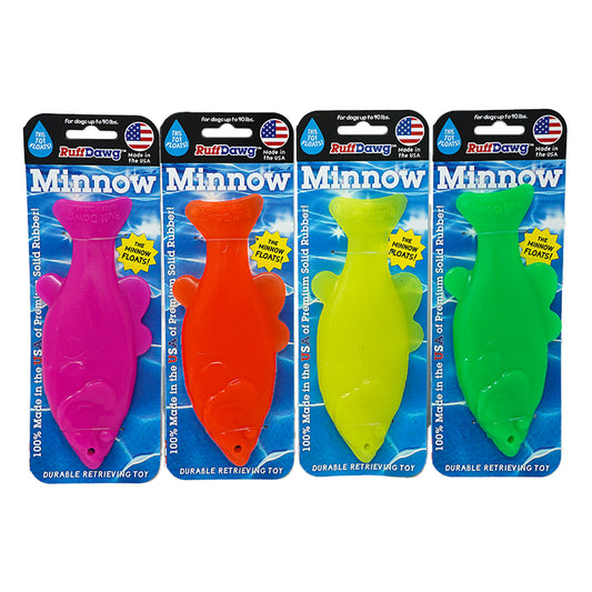 Ruff Dawg Minnow Dog Toy Assorted 6 x 2 x 1 For Pet With Love
