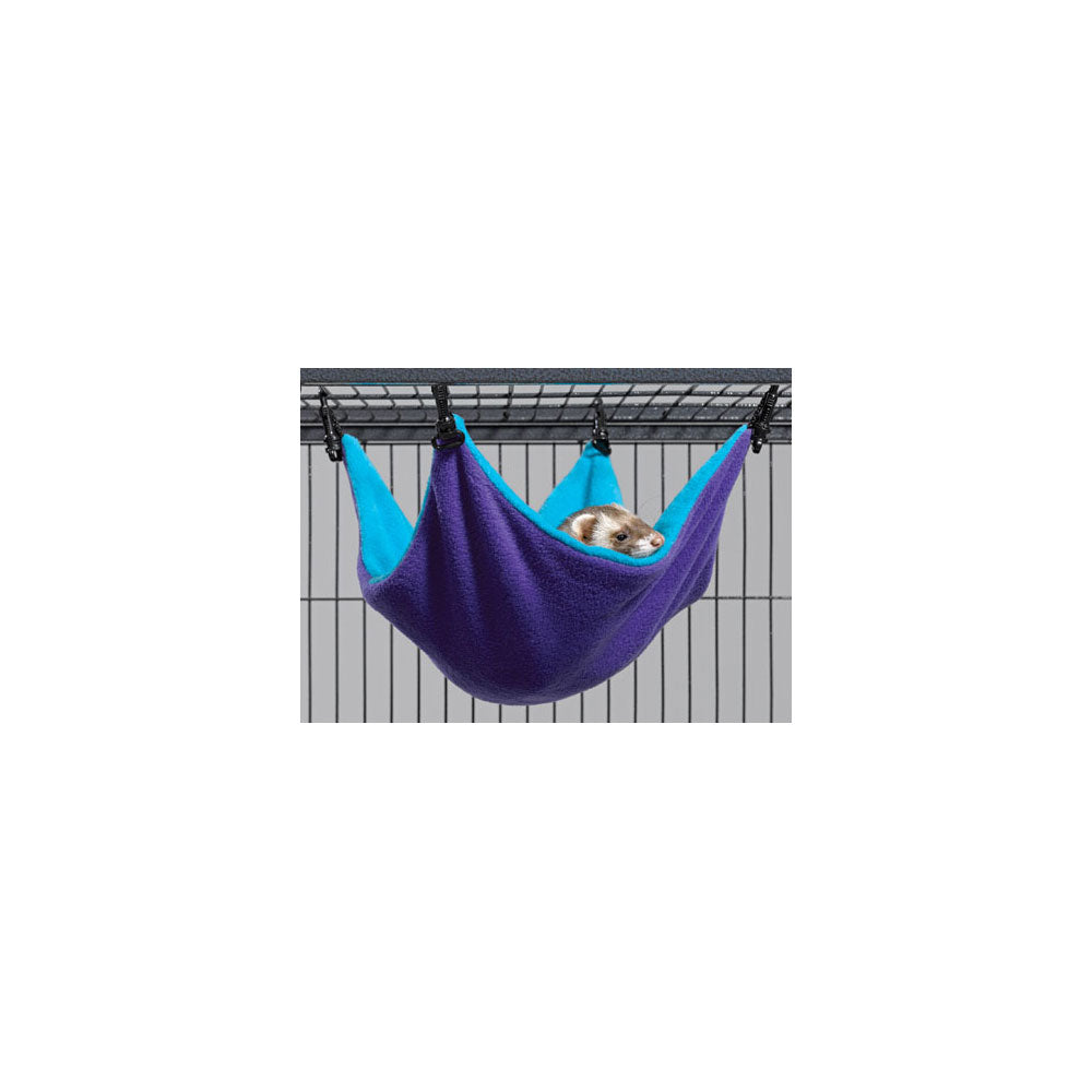 Midwest Ferret Nation Hammock Hideaway Small Teal / Purple 14 x 12 x 6.5 For Pet With Love