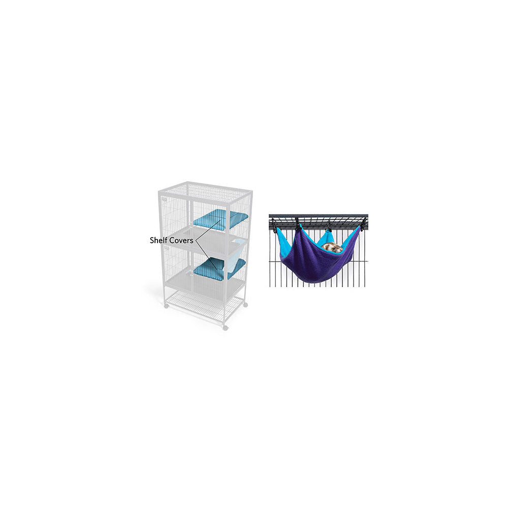 Midwest Nation Accessory Kit 1 Teal / Purple For Pet With Love