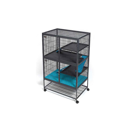 Midwest Nation Accessory Bottom Pan Cover Teal / Purple 34.75 x 23.25 x 0.1 For Pet With Love