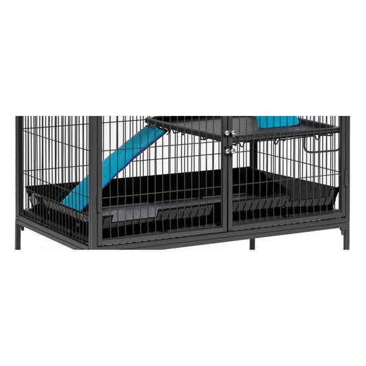 Midwest Nation Accessory Lower Scatter Guard Black 34 x 24 x 4 For Pet With Love