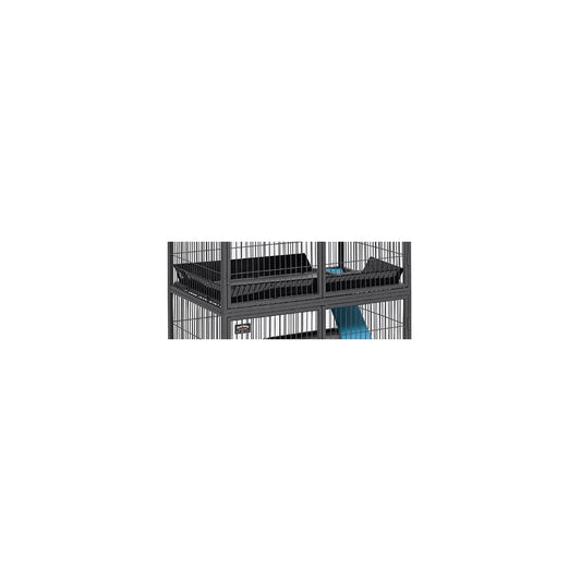 Midwest Nation Accessory Upper Scatter Guard Black 34.5 x 22.75 x 4 For Pet With Love