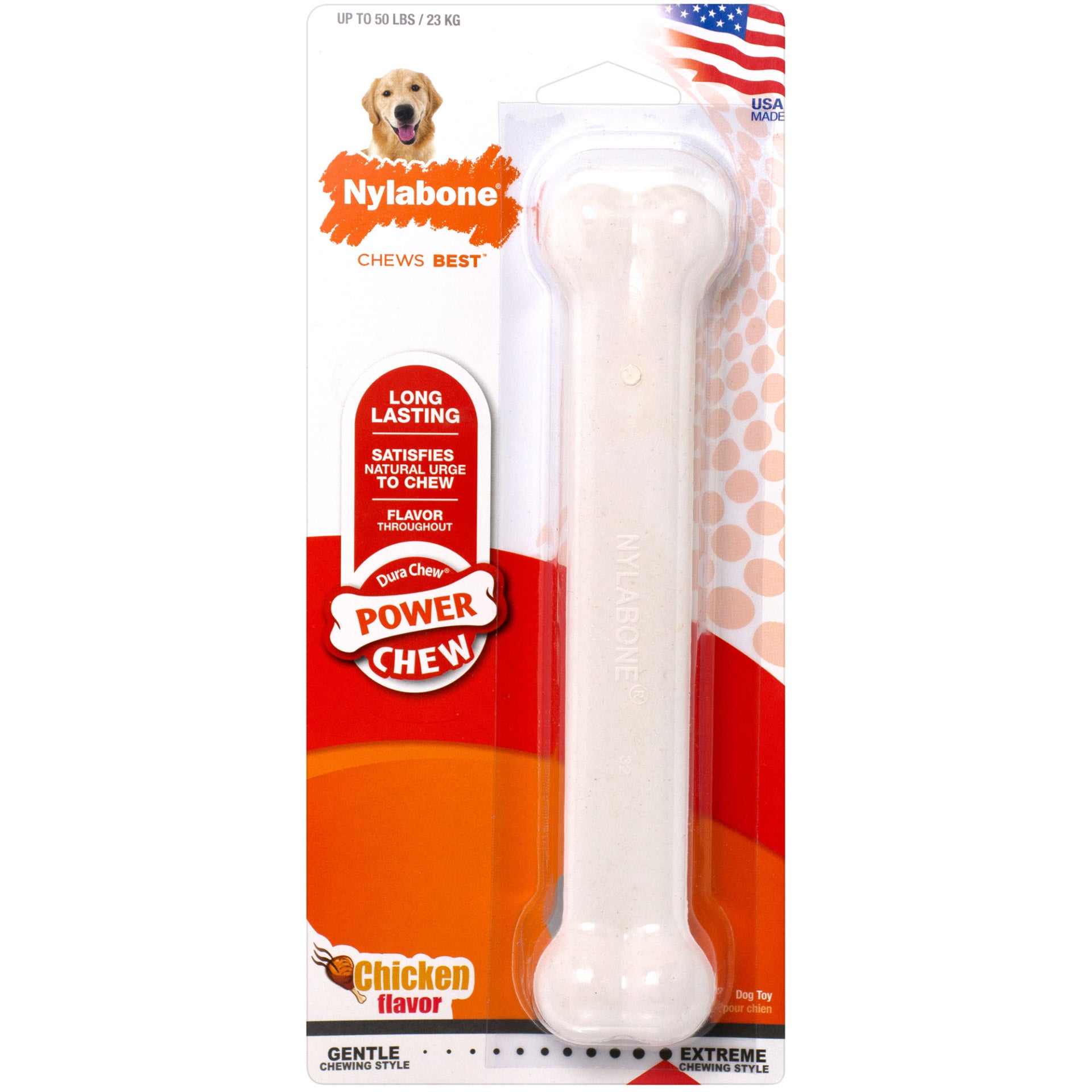 Nylabone Power Chew Chicken Chew Toy Giant For Pet With Love