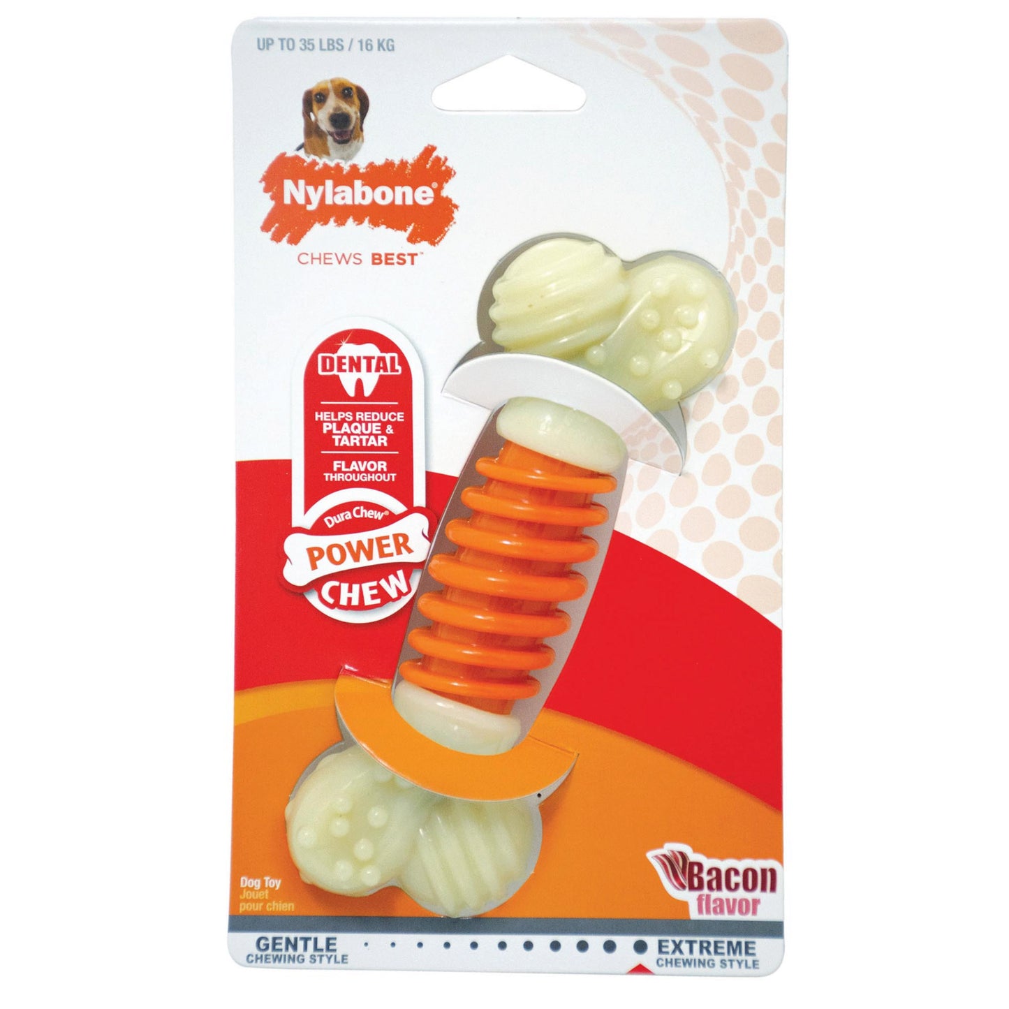 Nylabone Pro Action Dental Chew Toy Medium For Pet With Love