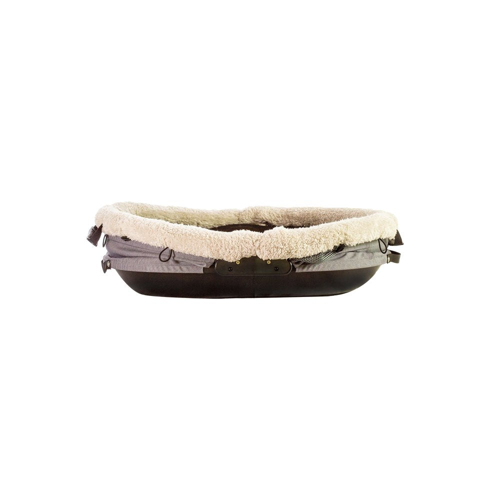 Bear Bear Pet Nest and Go Pet Bed and Carrier Gray 24 x 23 x 16 For Pet With Love