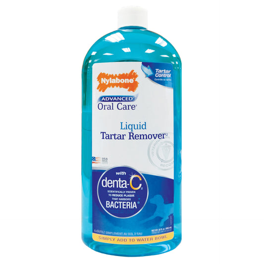 Nylabone Advanced Oral Care Liquid Tartar Remover 32 ounces For Pet With Love