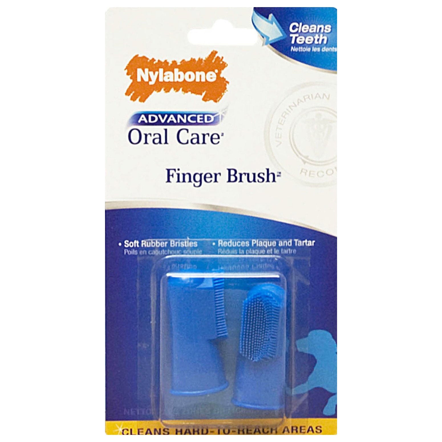 Nylabone Advanced Oral Care Finger Brush 2 count For Pet With Love