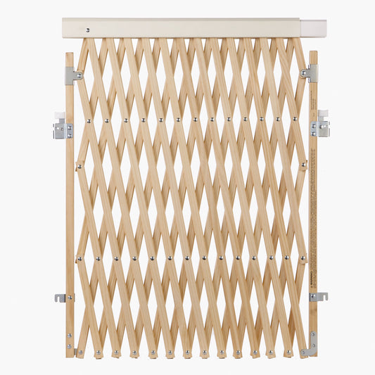North States Expandable Swing Pet Gate Wood 24 - 60 x 32 For Pet With Love