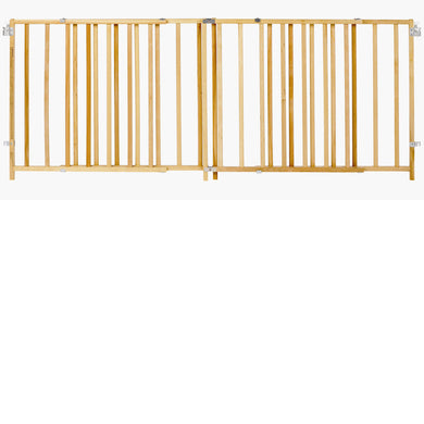 North States Extra-Wide Swing Pet Gate Wood 60 - 103 x 27