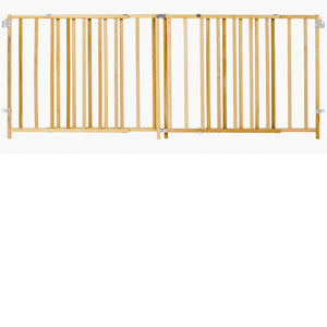 North States Extra-Wide Swing Pet Gate Wood 60 - 103 x 27