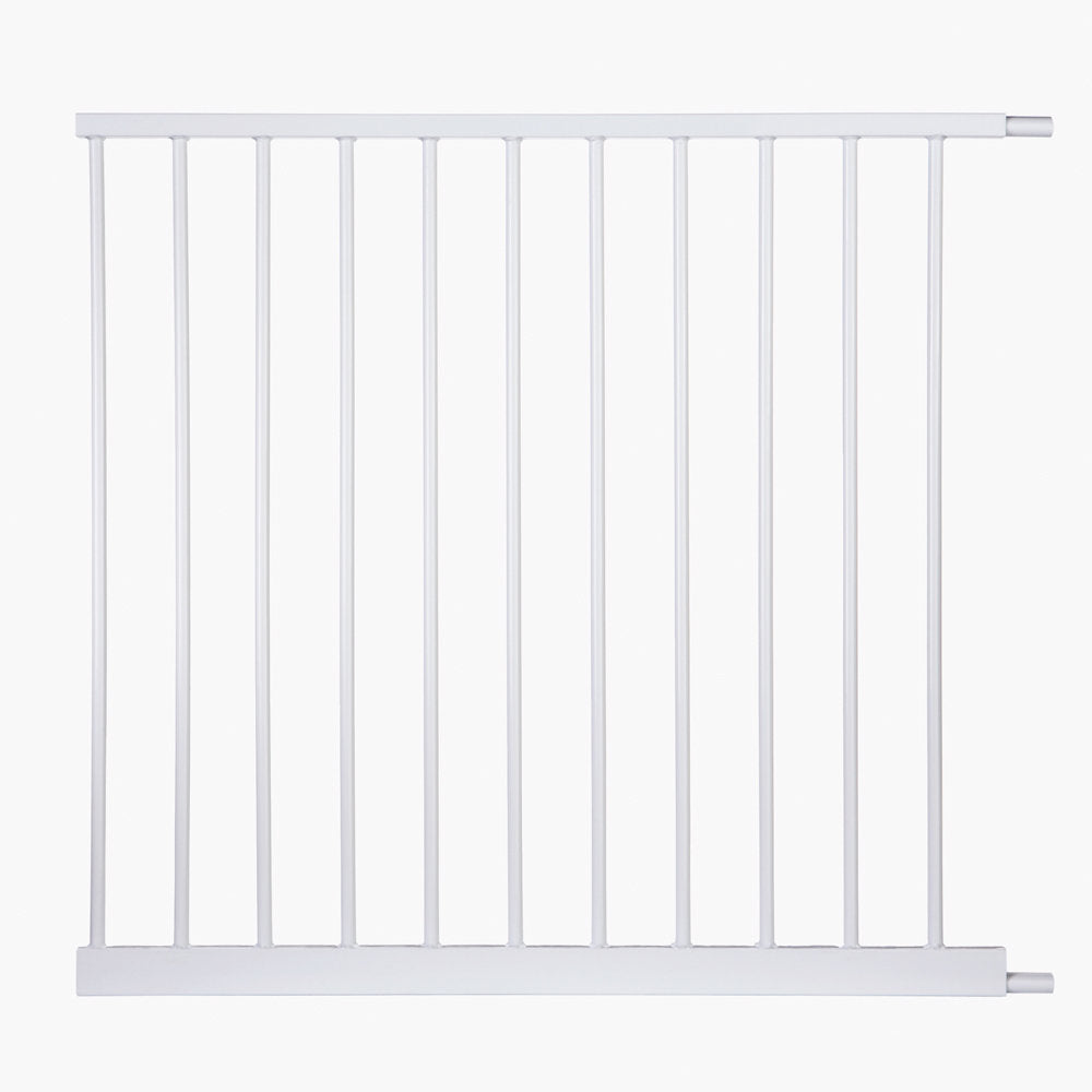 North States Auto-Close Gate 11 Bar Extension White 31.25 x 30 For Pet With Love
