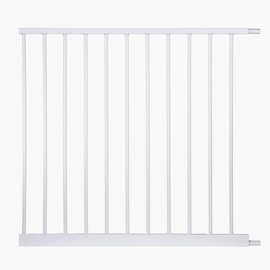 North States Auto-Close Gate 11 Bar Extension White 31.25 x 30 For Pet With Love