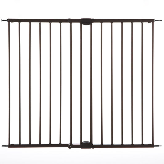 North States Easy Swing and Lock Wall Mounted Pet Gate Matte Bronze 28 - 48 x 31 For Pet With Love