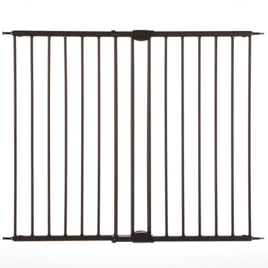 North States Easy Swing and Lock Wall Mounted Pet Gate Matte Bronze 28 - 48 x 31