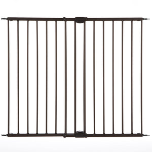 North States Easy Swing and Lock Wall Mounted Pet Gate Matte Bronze 28 - 48 x 31