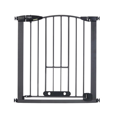 North States MyPet Wide Deco EasyPass Pet Gate with Auto Close 5442 1.75 x 29.75-40.5 x 31