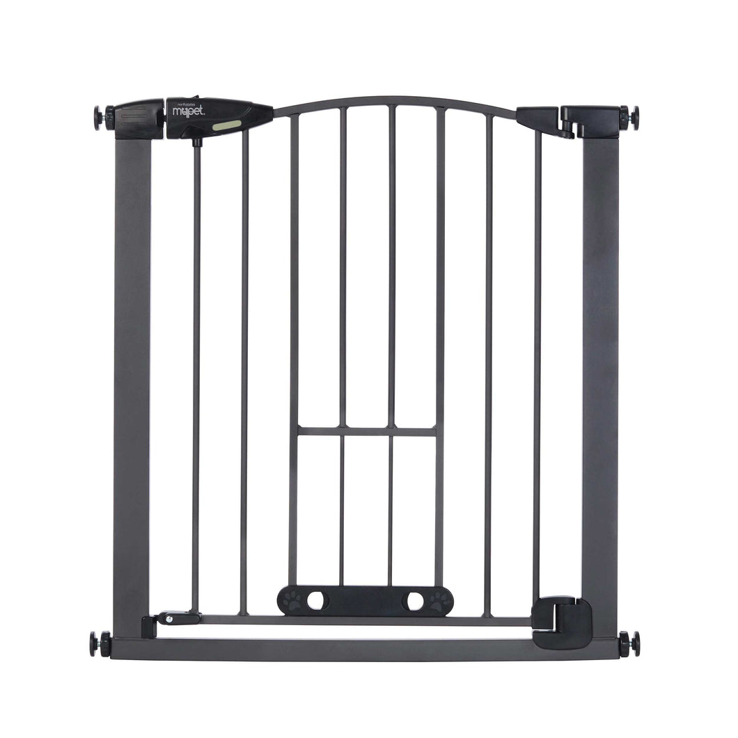 North States MyPet Wide Deco EasyPass Pet Gate with Auto Close 5442 1.75 x 29.75-40.5 x 31