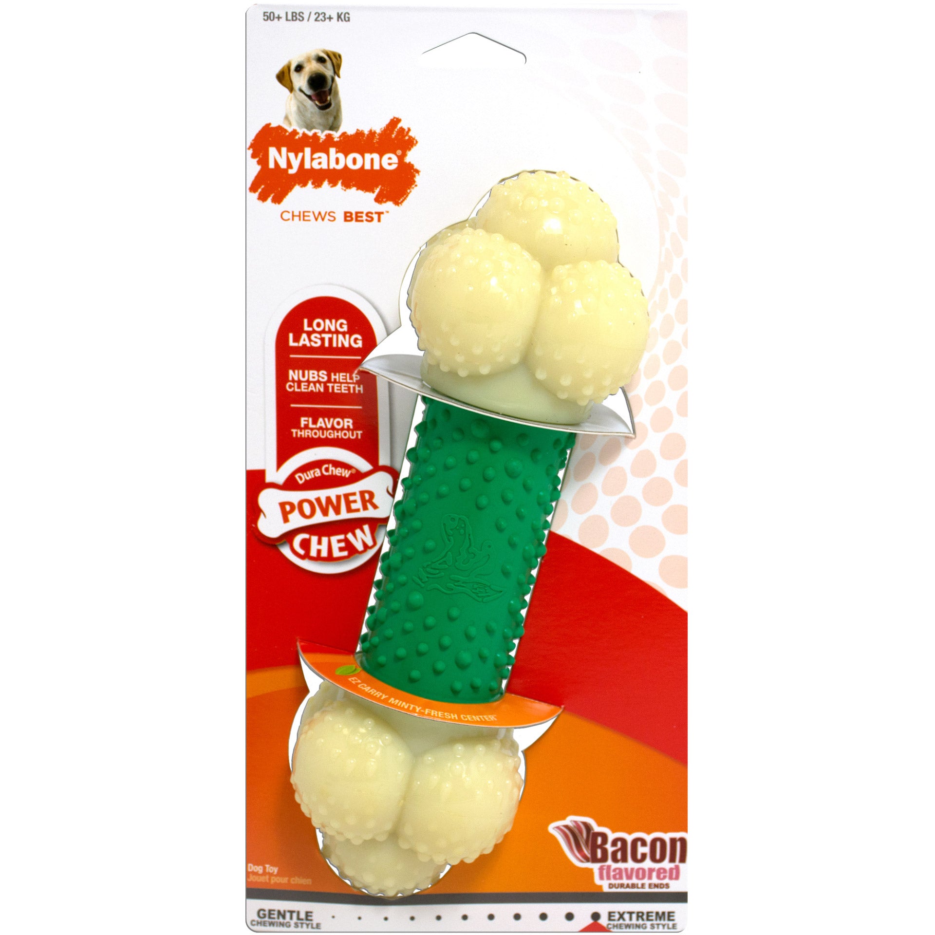 Nylabone Power Chew Double Action Chew Toy Souper For Pet With Love
