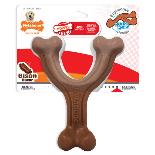 Nylabone Power Chew Wishbone Chew Toy Giant For Pet With Love