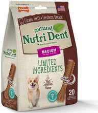 Load image into Gallery viewer, Nylabone Natural Nutri Dent Filet Mignon Limited Ingredients Medium Dog Chews For Pet With Love
