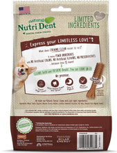 Load image into Gallery viewer, Nylabone Natural Nutri Dent Filet Mignon Limited Ingredients Medium Dog Chews For Pet With Love
