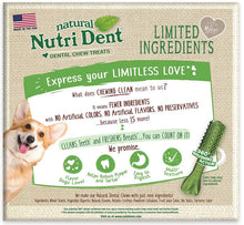 Load image into Gallery viewer, Nylabone Natural Nutri Dent Fresh Breath Limited Ingredients Large Dog Chews For Pet With Love
