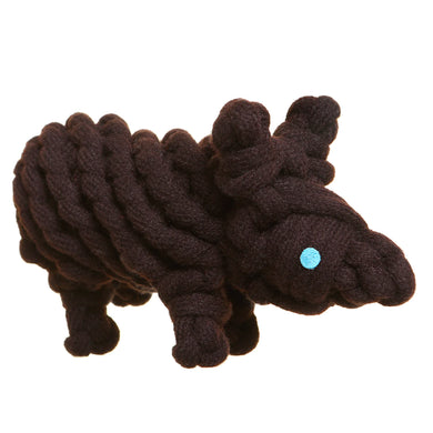 DOOG Outback Tails Dog Toy Wazza the Wombat Brown 7.08 x 2.36