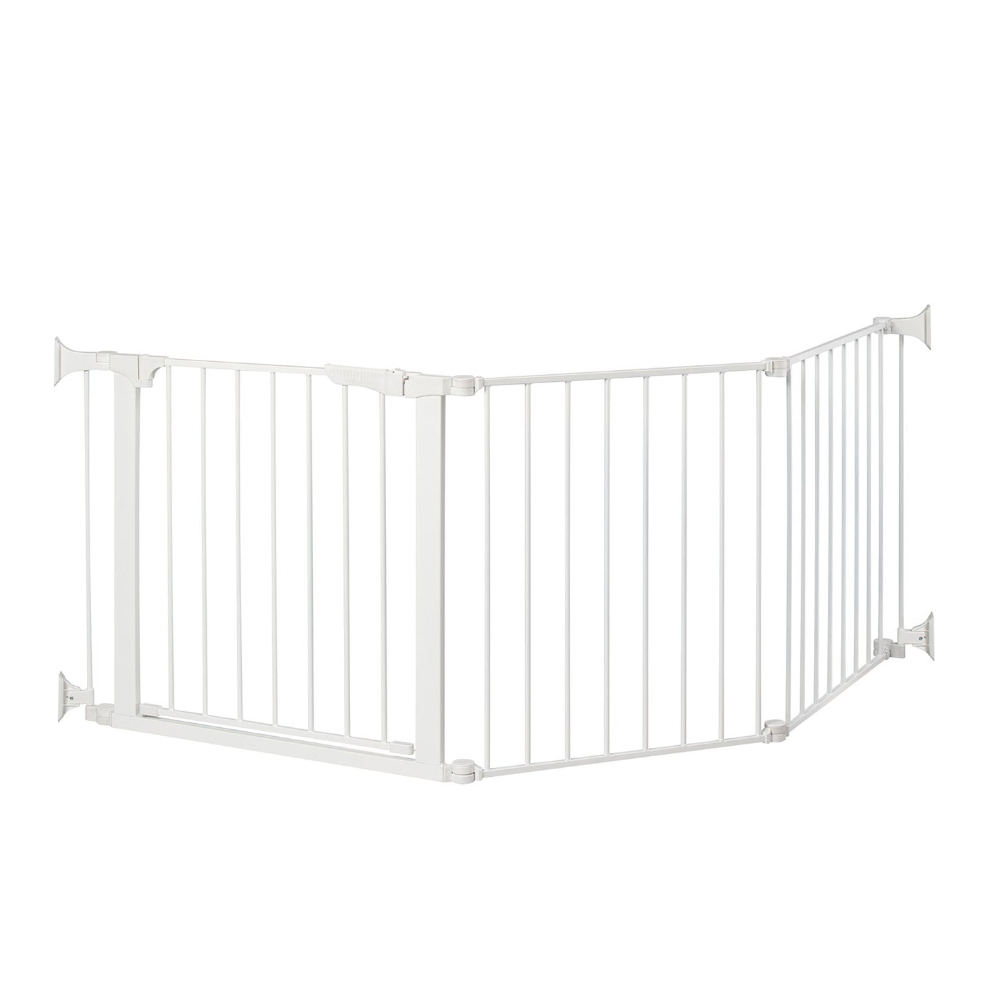 Kidco Command Custom Fit Free Standing Pet Gate White 24 x 4.25 x 29.5 For Pet With Love