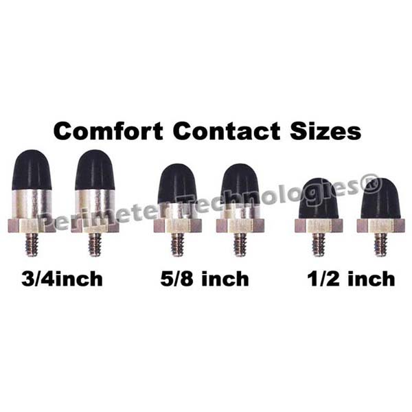 Perimeter Technologies Comfort Contacts 1/2 Black For Pet With Love