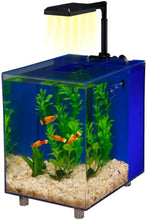 Load image into Gallery viewer, Penn Plax Prism Nano Desktop Aquarium Kit Blue 2 Gallons For Pet With Love
