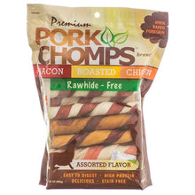 Load image into Gallery viewer, Pork Chomps Assorted Porkskin Twists Large For Pet With Love
